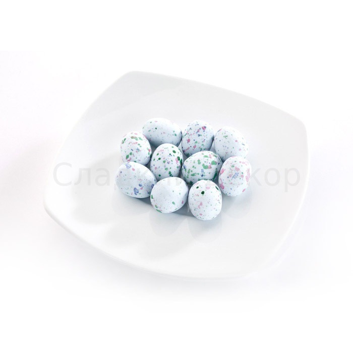 Яйца марципановые в голубой глазури 7 шт  ~ 50 гр Бельгия